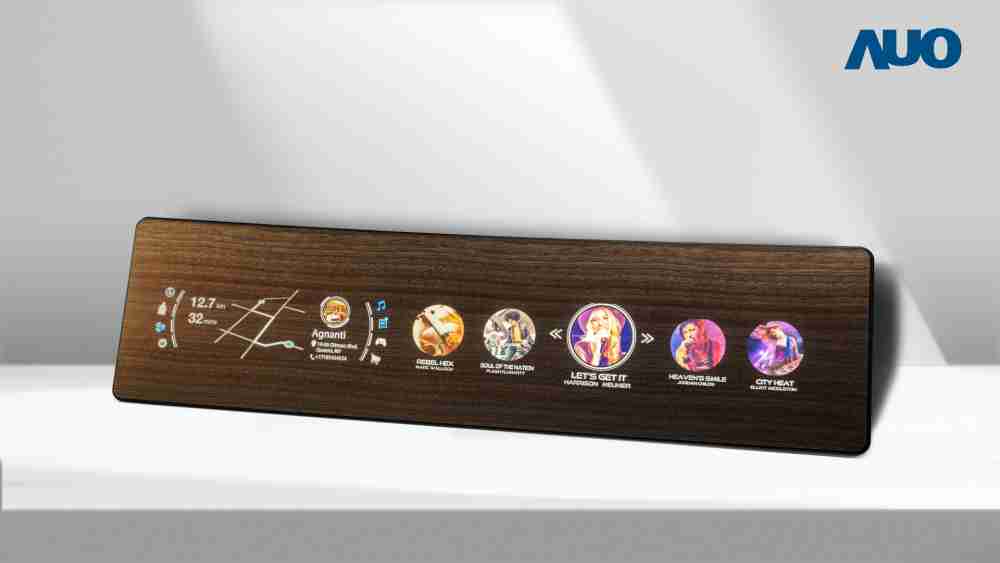 开云电子研发全球最高穿透度达80%的AmLED木纹显示器，，可于使用时呈现高亮度、、清晰可见的信息，，，，并在不使用时回归为单纯的饰板，，，节能兼具美观